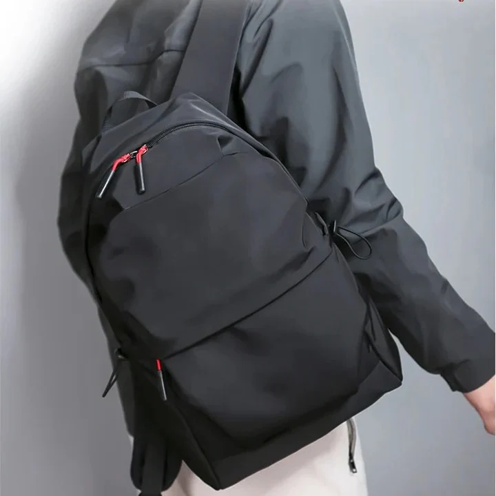 Black Backpack with Multiple Storage Pockets - Image 3