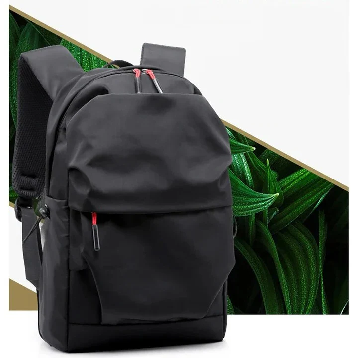 Black Backpack with Multiple Storage Pockets - Image 7