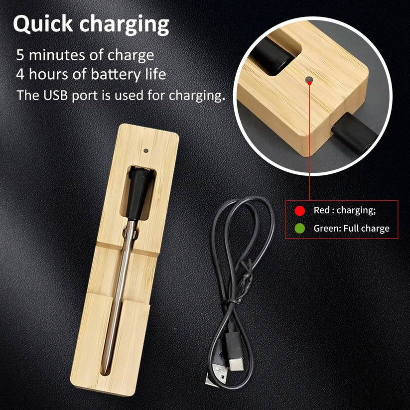 Bluetooth 5.2 Wireless Meat Thermometer with App Control for BBQ and Grill - Image 6