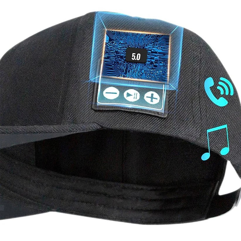 Bluetooth Speaker Baseball Cap with Open Ear Audio and Mic - Image 5