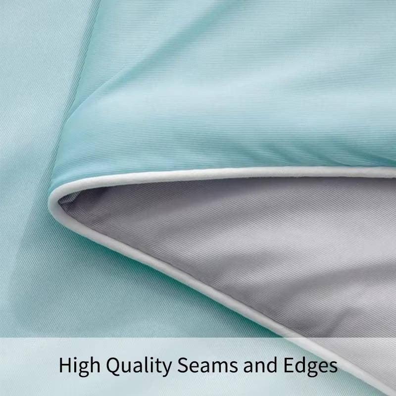 Lightweight Cooling Blanket with Ice Silk Fabric for Summer - Image 8