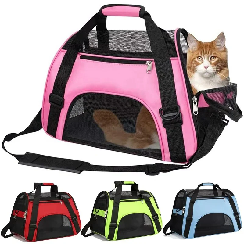 Breathable Mesh Pet Carrier Bag for Small Dogs and Cats - Image 10