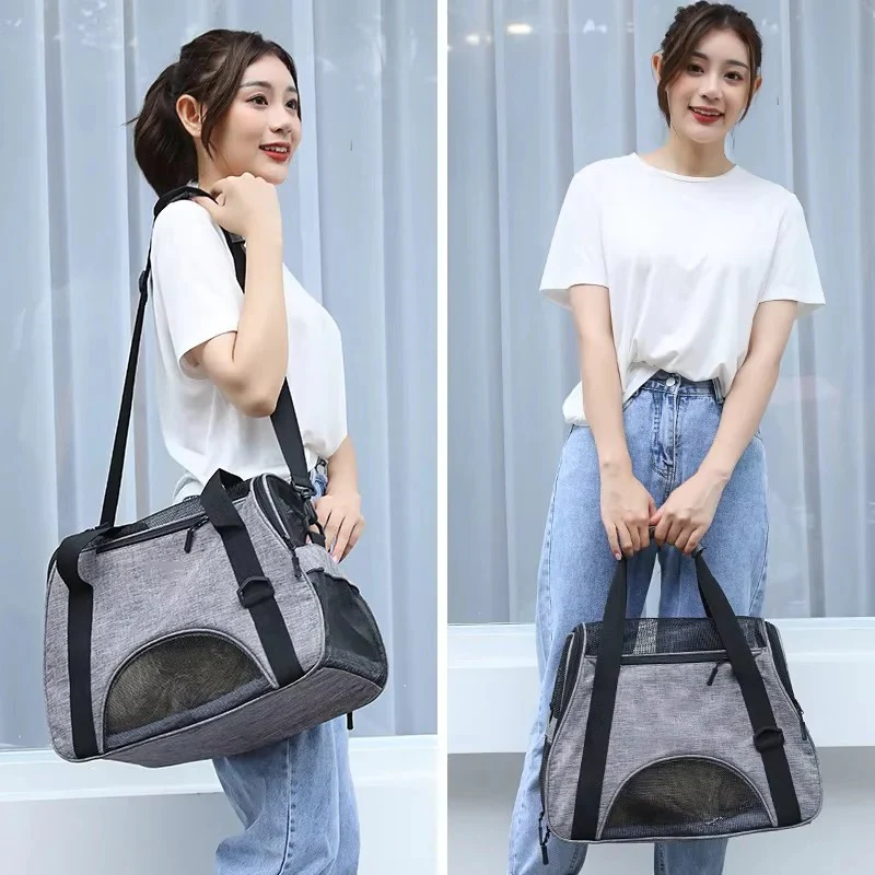 Breathable Mesh Pet Carrier Bag for Small Dogs and Cats - Image 11