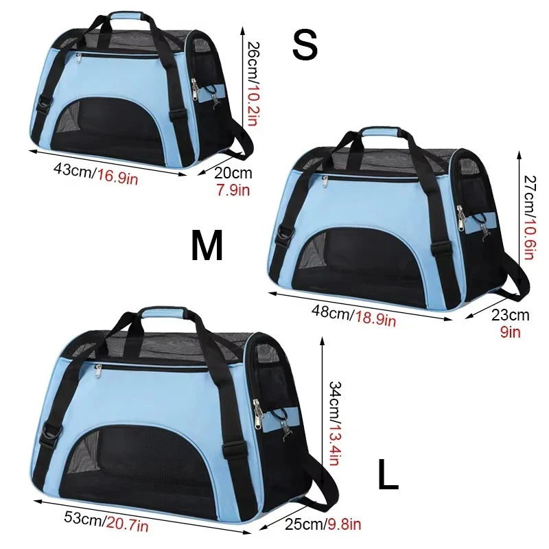 Breathable Mesh Pet Carrier Bag for Small Dogs and Cats - Image 14