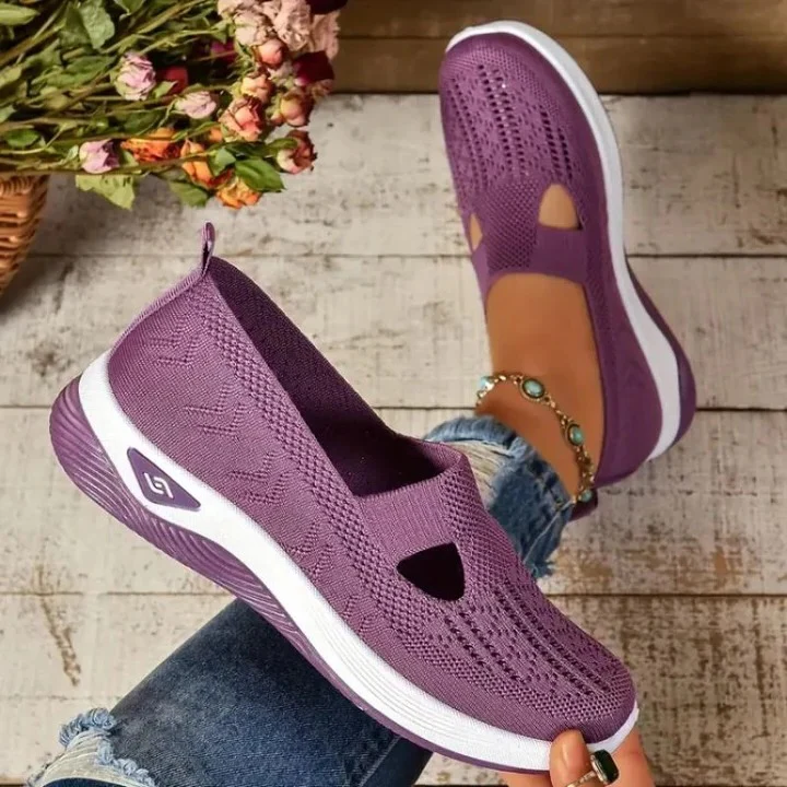Women’s Mesh Sneakers with Slip On Design - Image 11