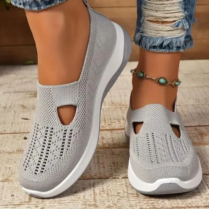 Women’s Mesh Sneakers with Slip On Design - Image 2