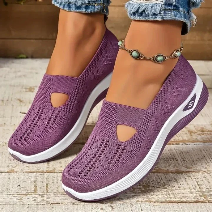 Women’s Mesh Sneakers with Slip On Design - Image 3