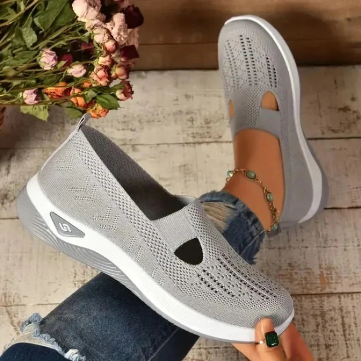 Women’s Mesh Sneakers with Slip On Design - Image 9