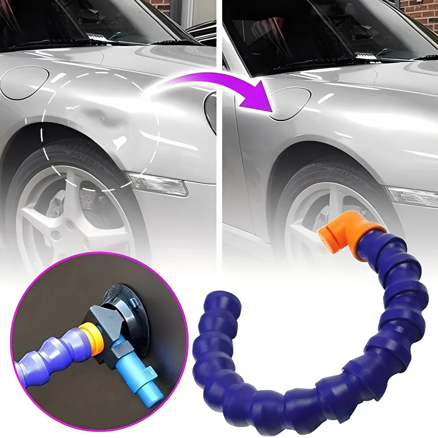 Car Dent Lift Tool, Manual Suction Pump for Surface Dent Adjustment - Image 5
