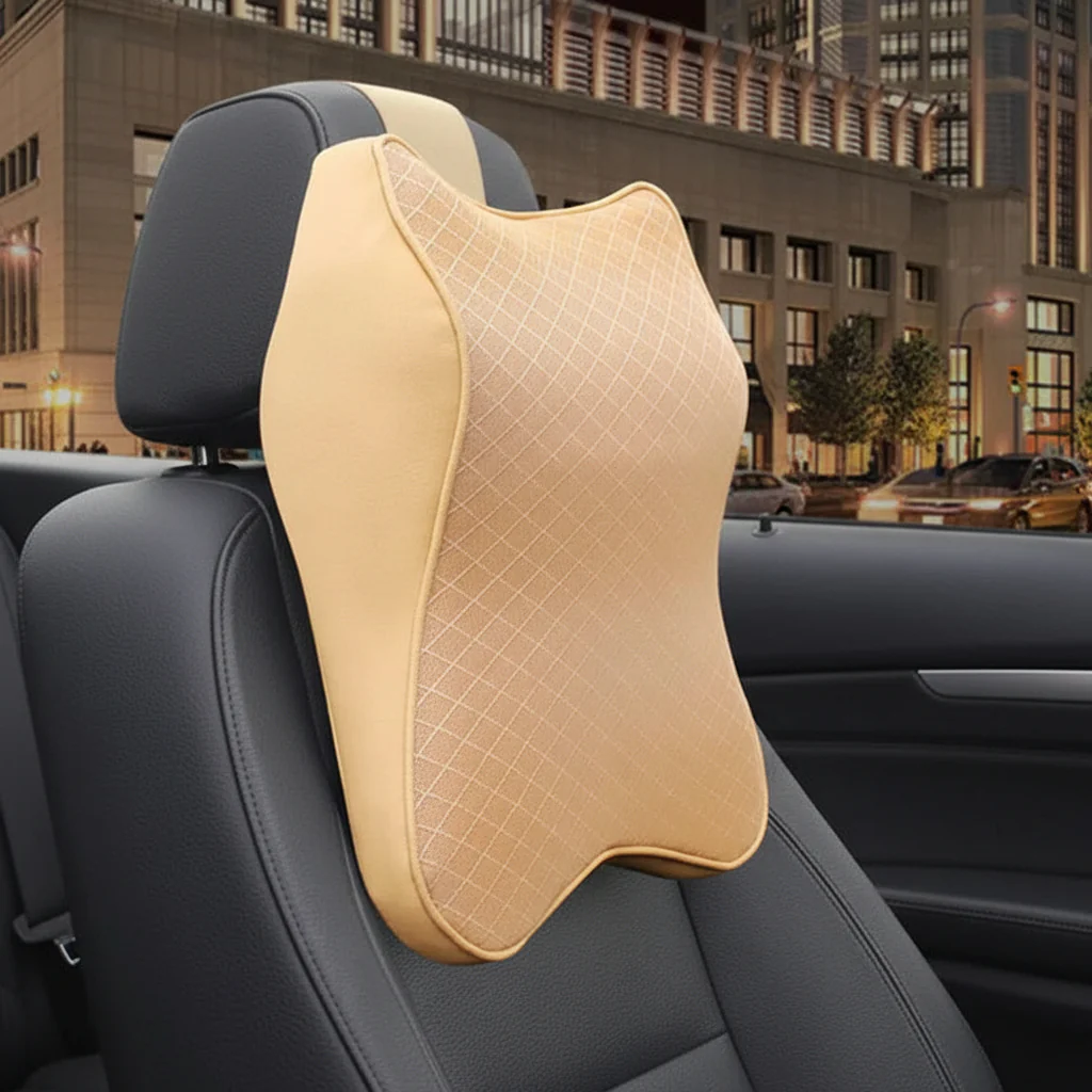 Car Seat Headrest Cushion for Neck Support and Comfort - Image 2