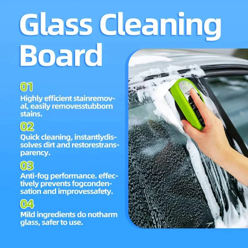 Car Window Glass Cleaning Brush with Oil Film Coating, Set of 3 - Image 4