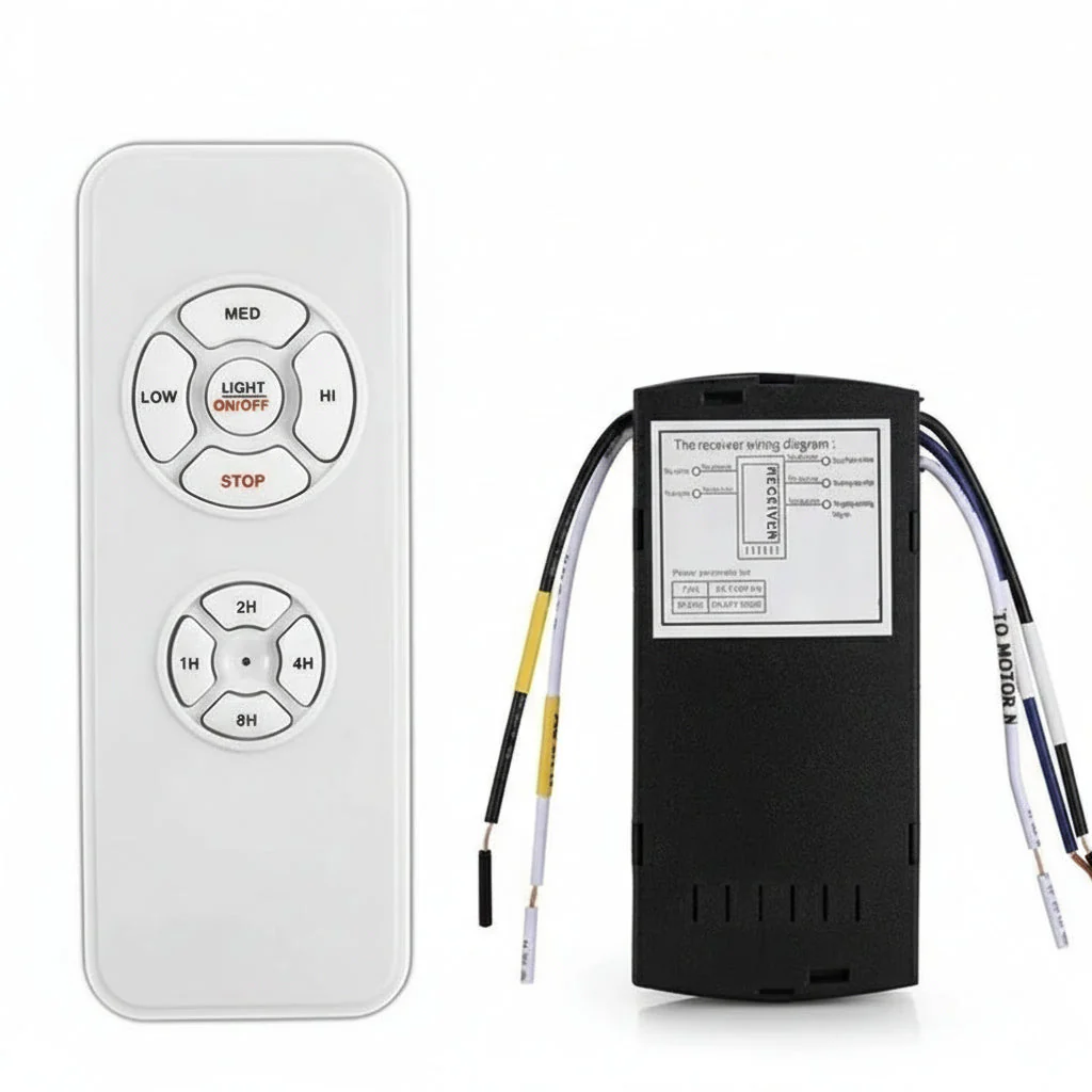 Ceiling Fan and Light with Remote Controller - Image 2