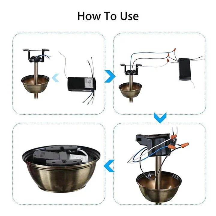 Ceiling Fan and Light with Remote Controller - Image 5