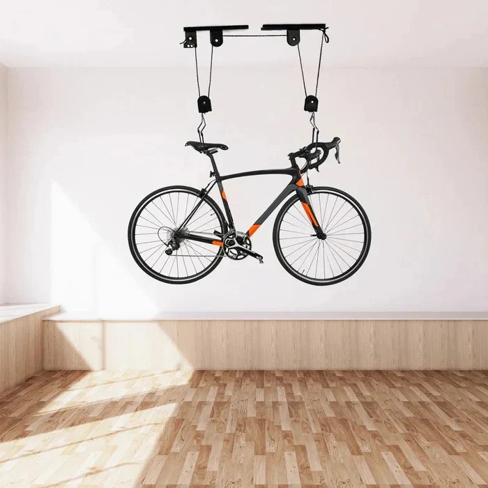 Ceiling Mounted Bicycle Hoist for Garage and Home Storage - Image 5