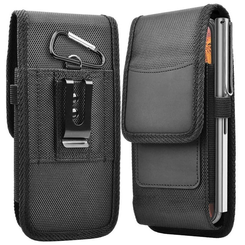 Cell Phone Belt Clip Case with Pouch and Flap Closure - Image 8