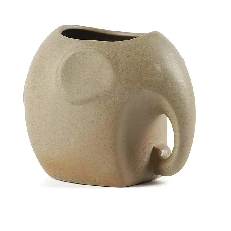 Animal Shaped Ceramic Succulent Planter for Desktop Pots - Image 2