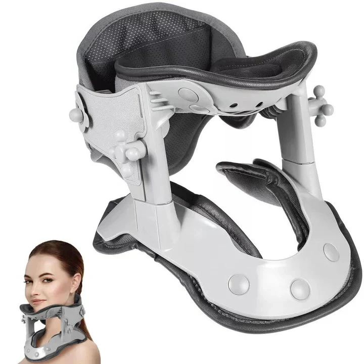Cervical Neck Traction Device with Adjustable Height and Heat Settings - Image 6