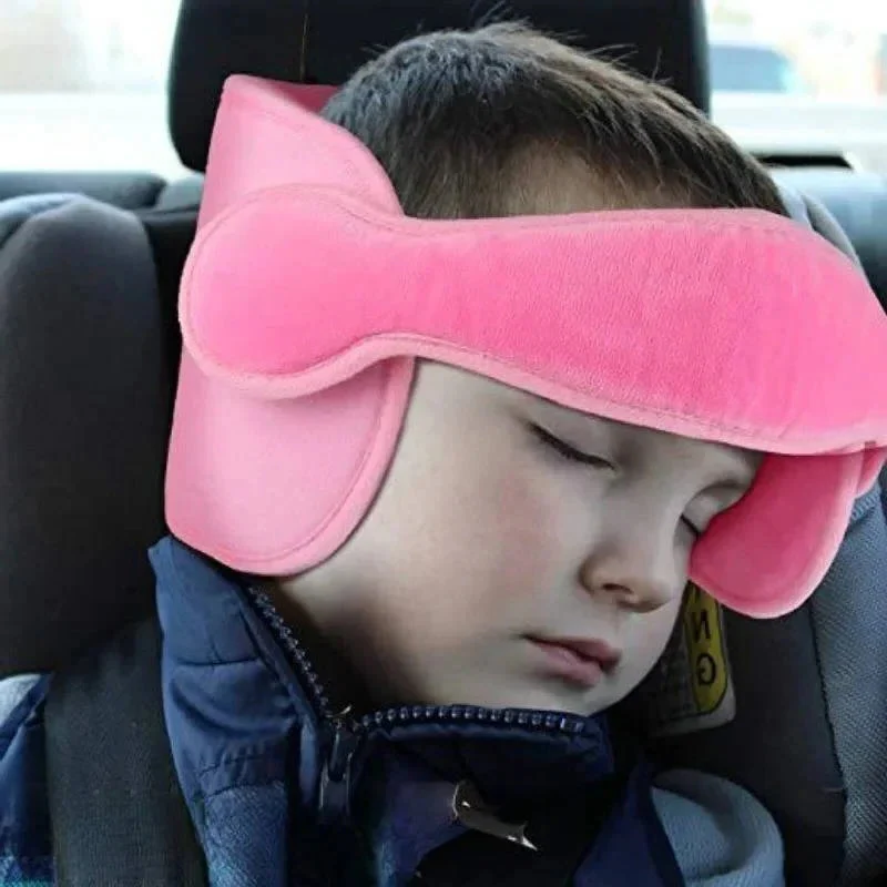 Adjustable Child Car Seat Head Support Strap for Travel Naps - Image 3