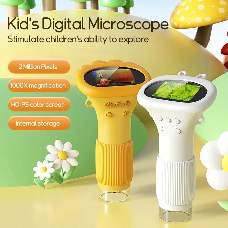 Portable 1000X Handheld Microscope for Kids Nature and STEM Learning Use - Image 5