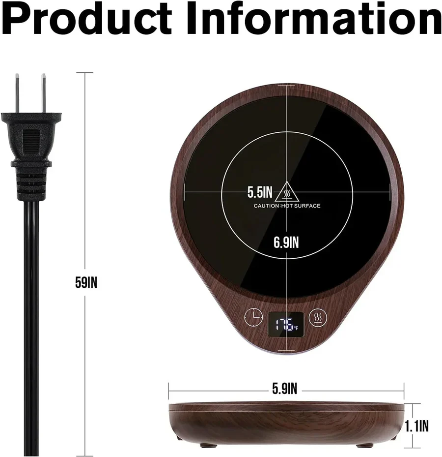 Electric Coffee Mug Warmer, Keeps Your Drink Warm - Image 5