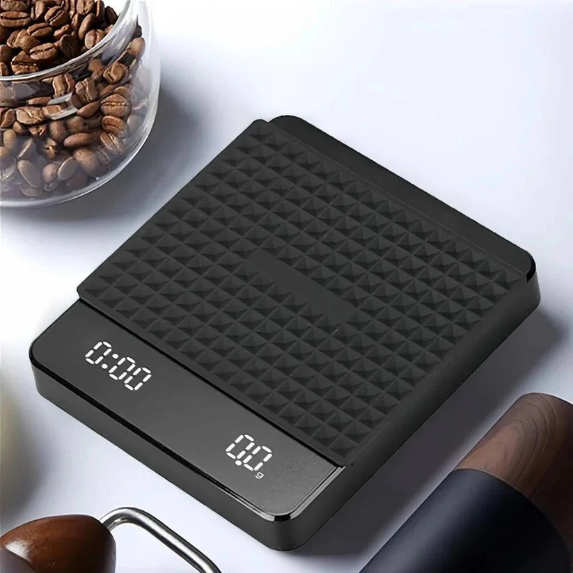 Coffee Scale with Timer and Drip Mat, 3kg Capacity with Built In Timer - Image 3