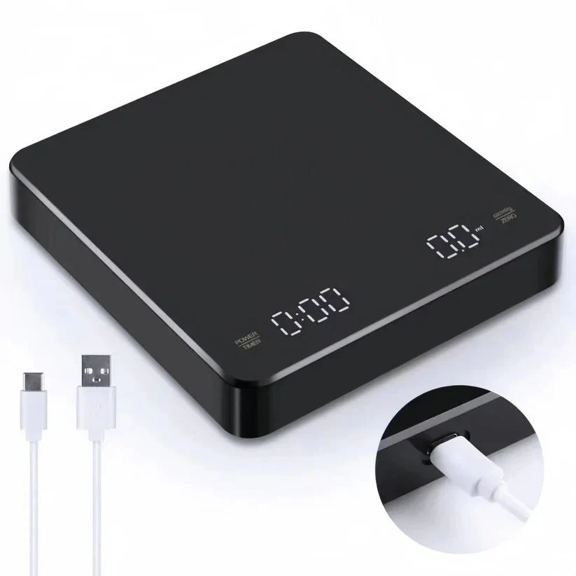 Coffee Scale with Timer and Drip Mat, 3kg Capacity with Built In Timer - Image 4
