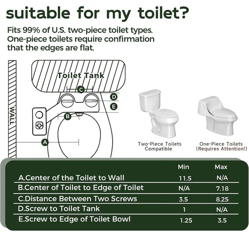 Cold Water Bidet Seat Attachment with Dual Nozzle and Self-Cleaning Function - Image 7