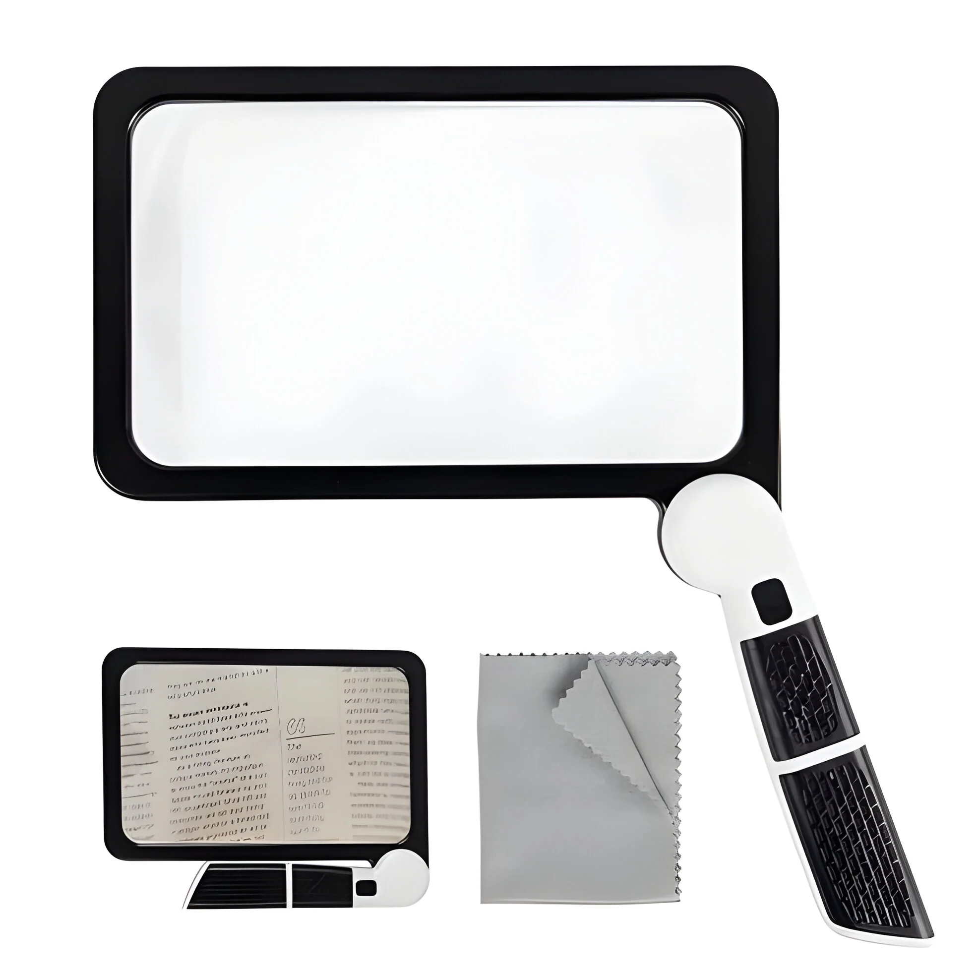Collapsible Illuminated Optical Enhancer and Foldable LED Magnifying Glass - Image 4