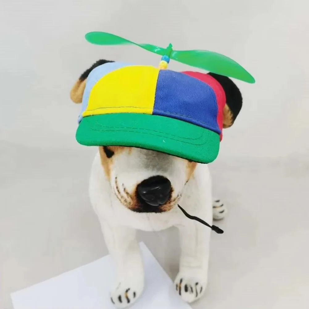 Adjustable Pet Cap with Decorative Propeller - Image 5