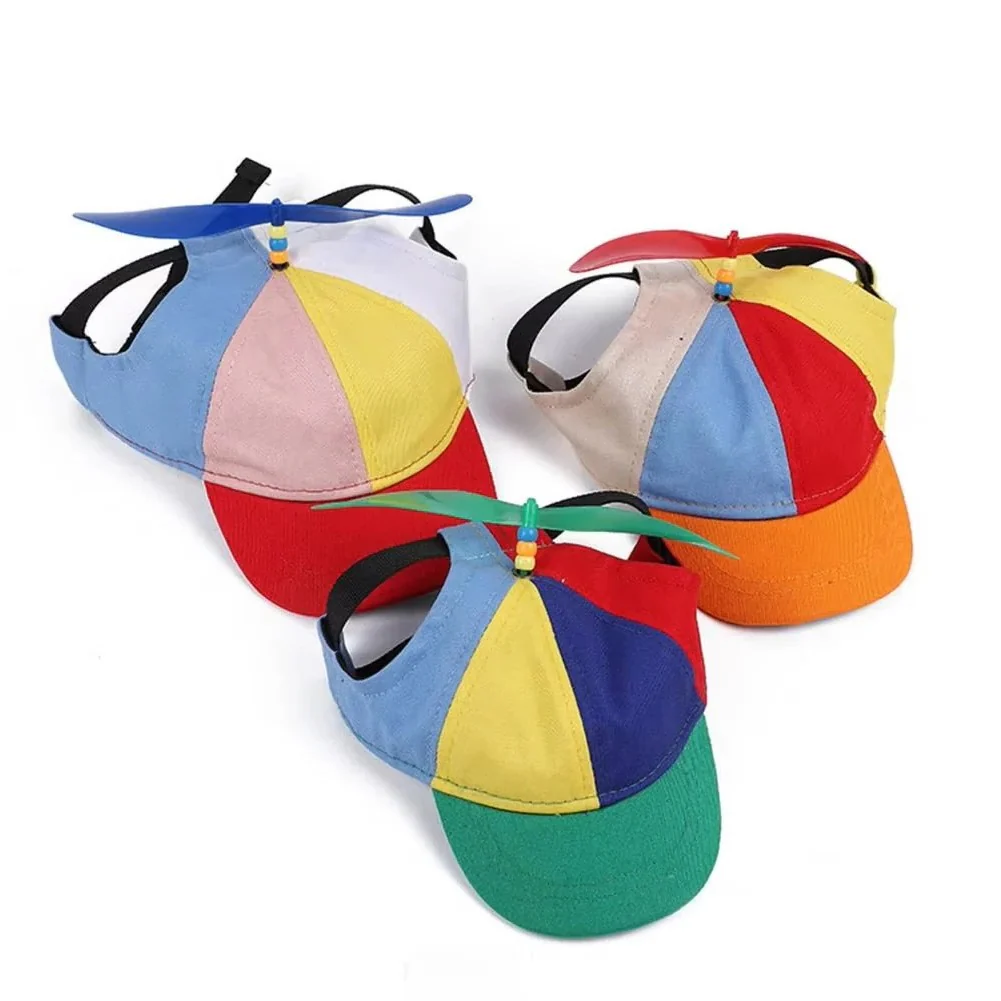 Adjustable Pet Cap with Decorative Propeller - Image 6