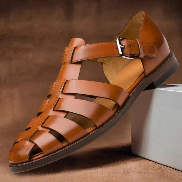 Men’s Sandals With Adjustable Straps and Open Toe Design - Image 2