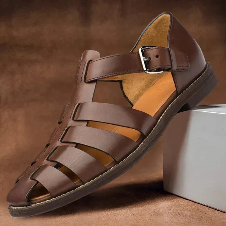 Men’s Sandals With Adjustable Straps and Open Toe Design - Image 3