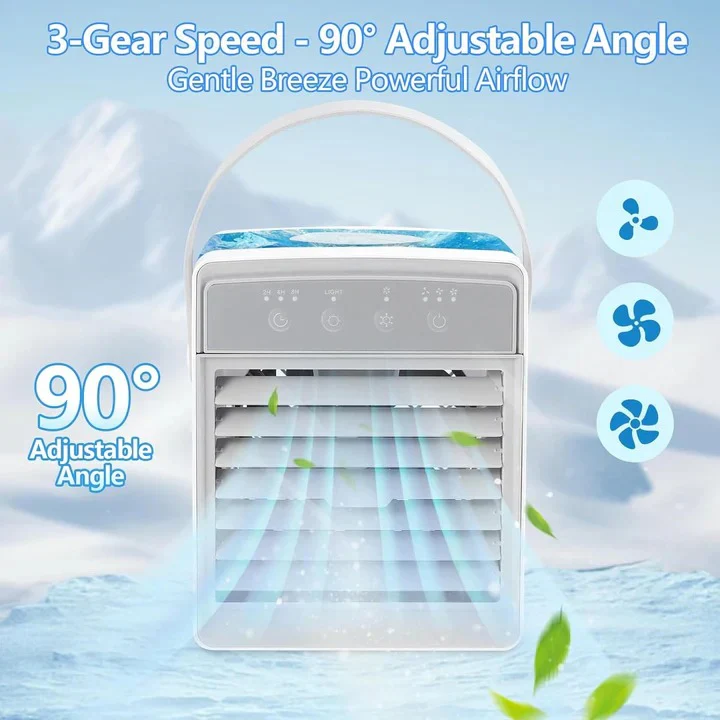 Portable Air Cooler with Adjustable Fan Settings - Image 4