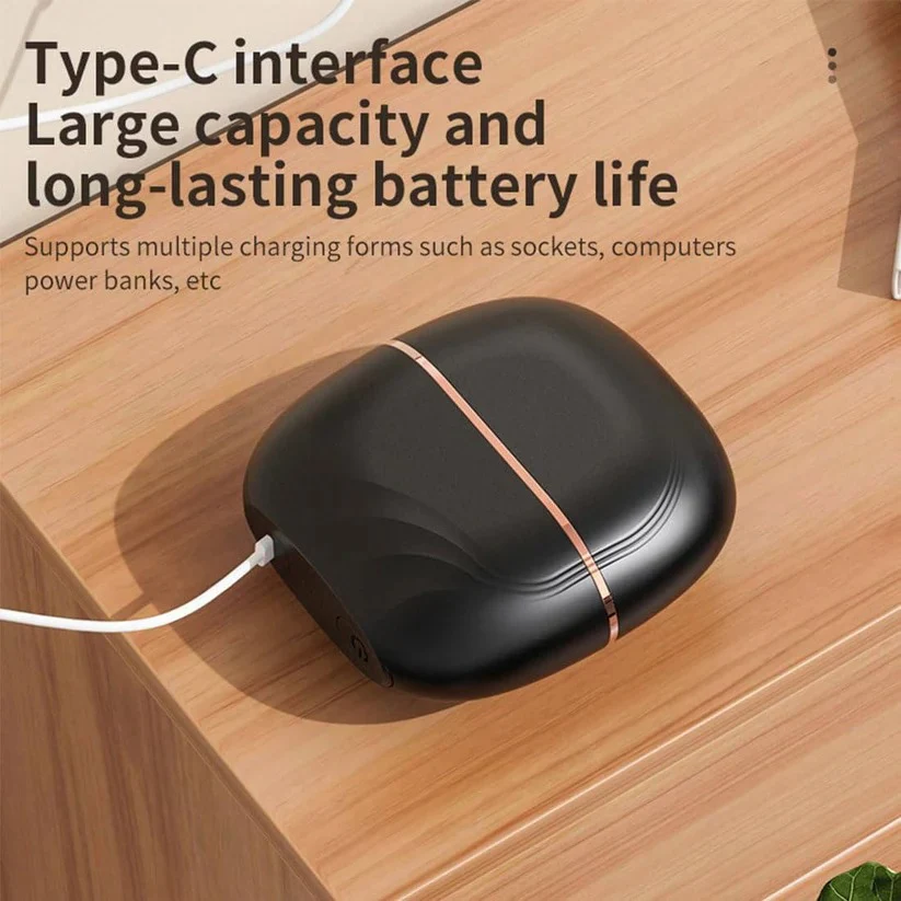 Compact Cordless Heated Straightening Comb, USB Rechargeable - Image 11