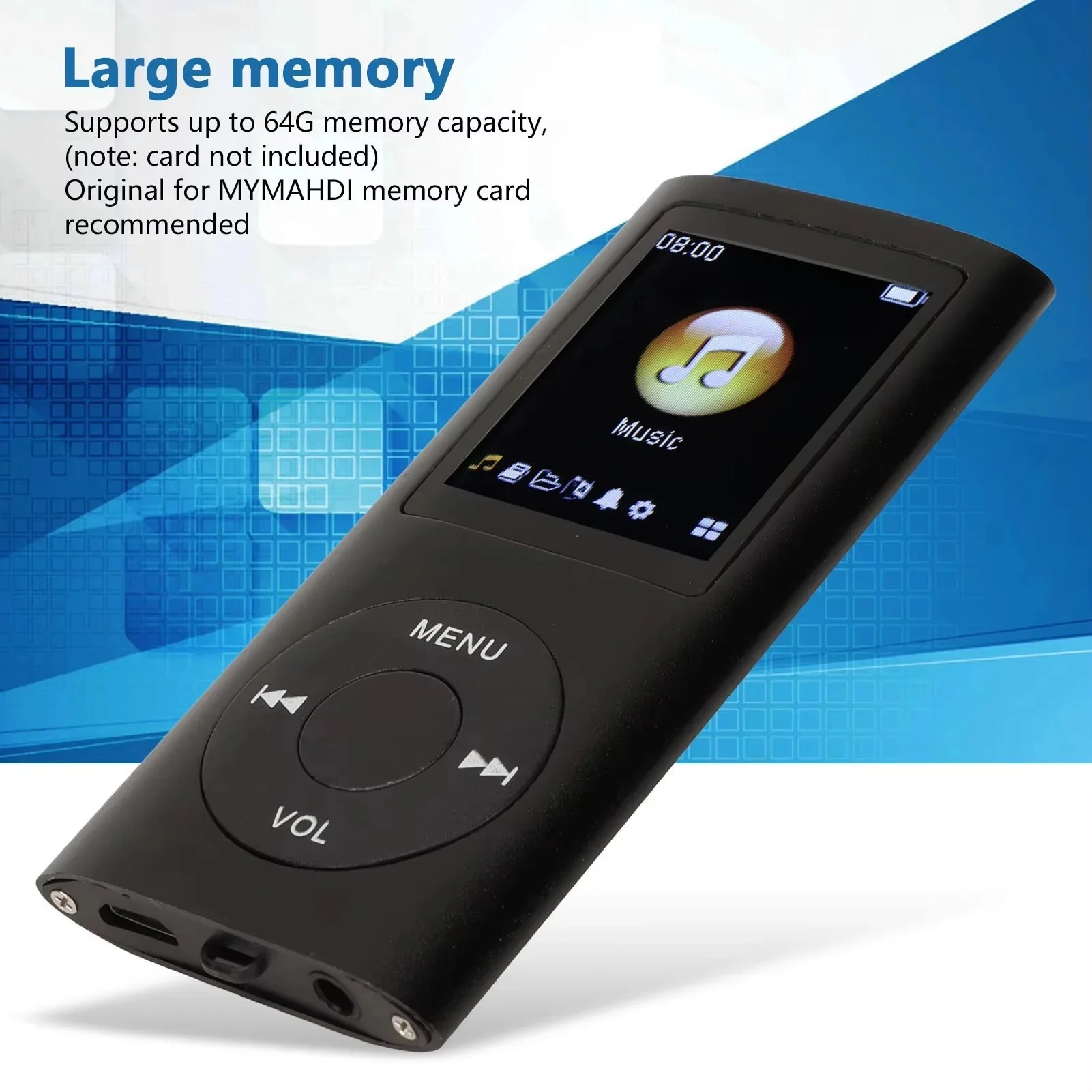 Compact Digital MP3 Player with 1.8 inch LCD Screen and Video Function - Image 9