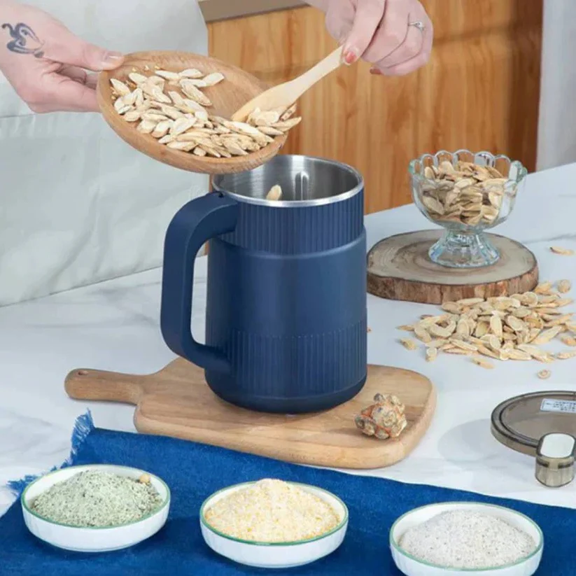 Compact Electric Grain Mill for Fresh Flour and Cereal Grinding - Image 6