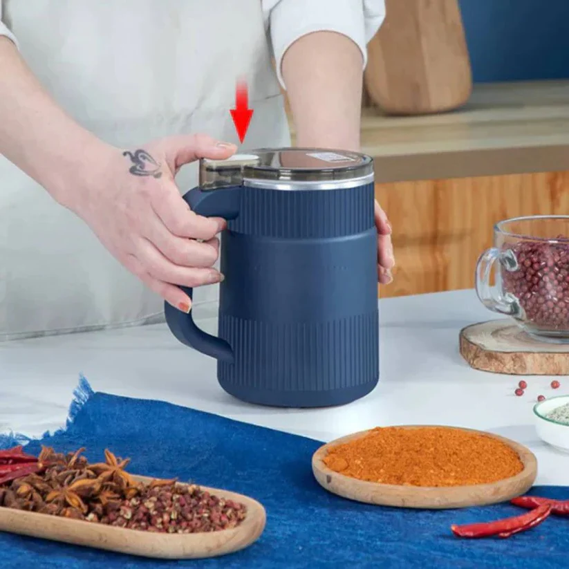 Compact Electric Grain Mill for Fresh Flour and Cereal Grinding - Image 7