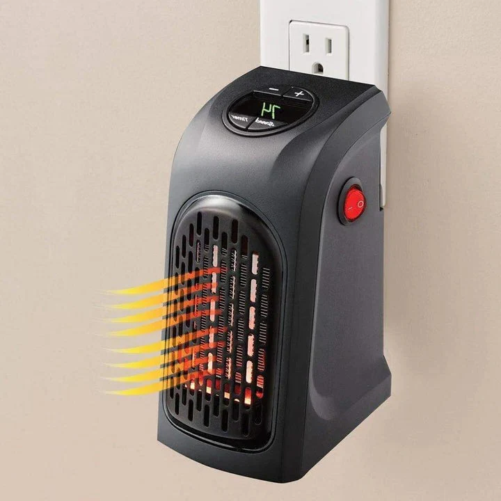 Portable Electric Ceramic Heater with Adjustable Power