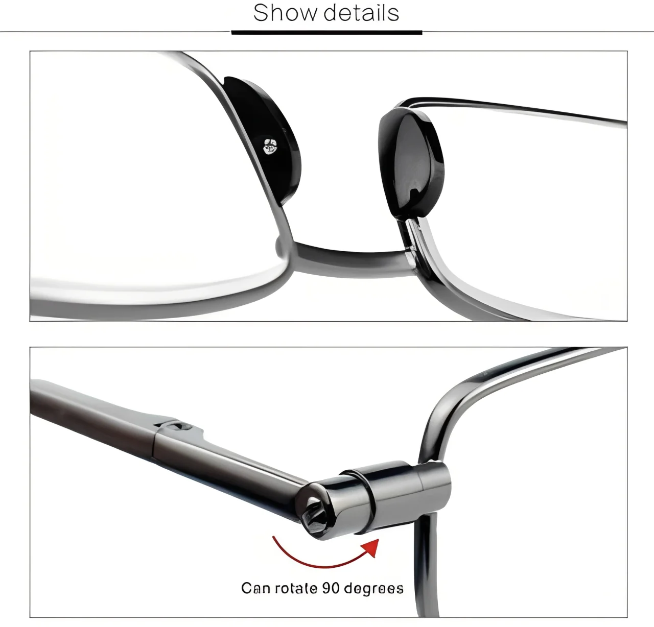 Lightweight Folding Reading Glasses with Compact Design - Image 4