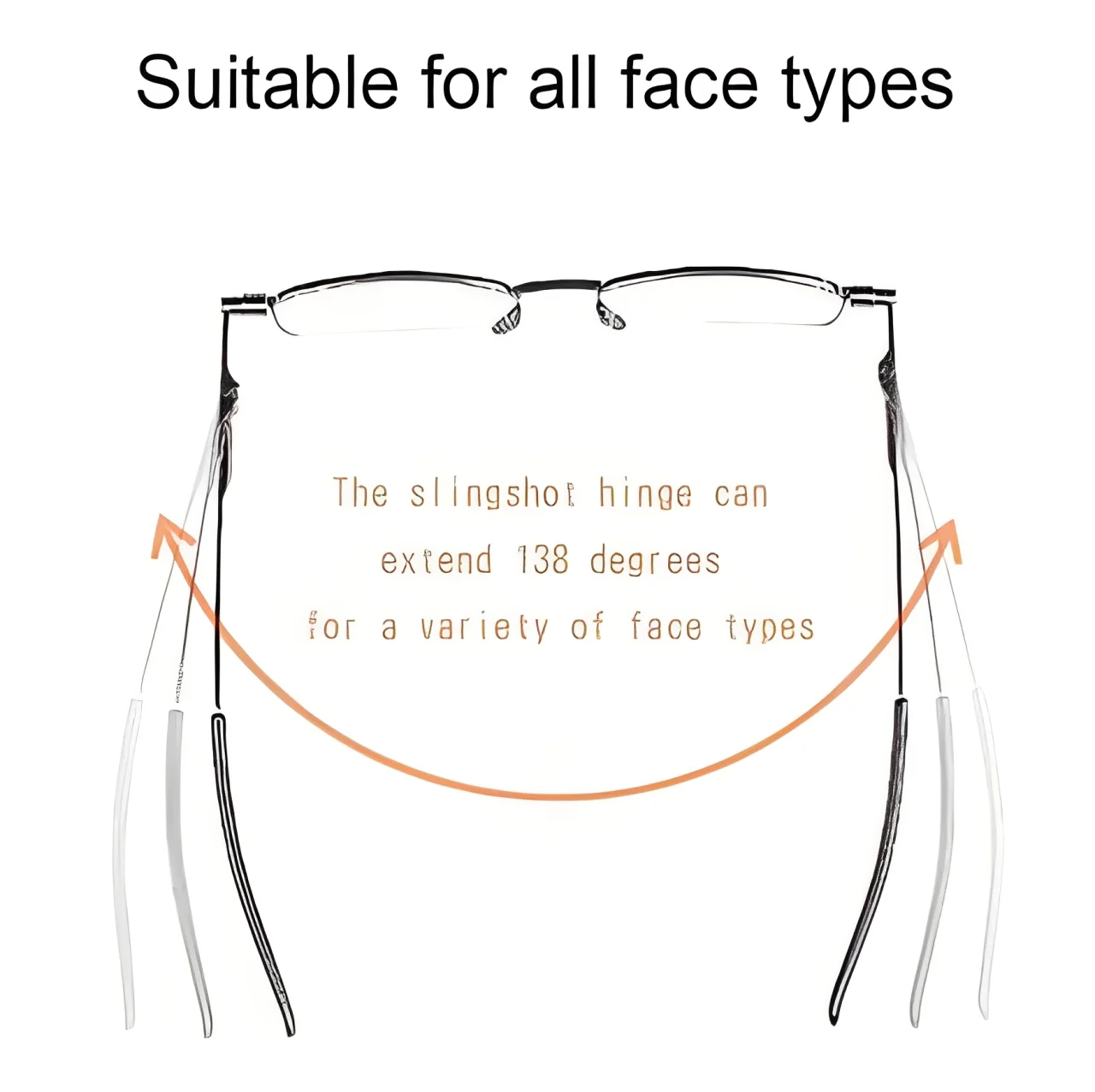 Lightweight Folding Reading Glasses with Compact Design - Image 5