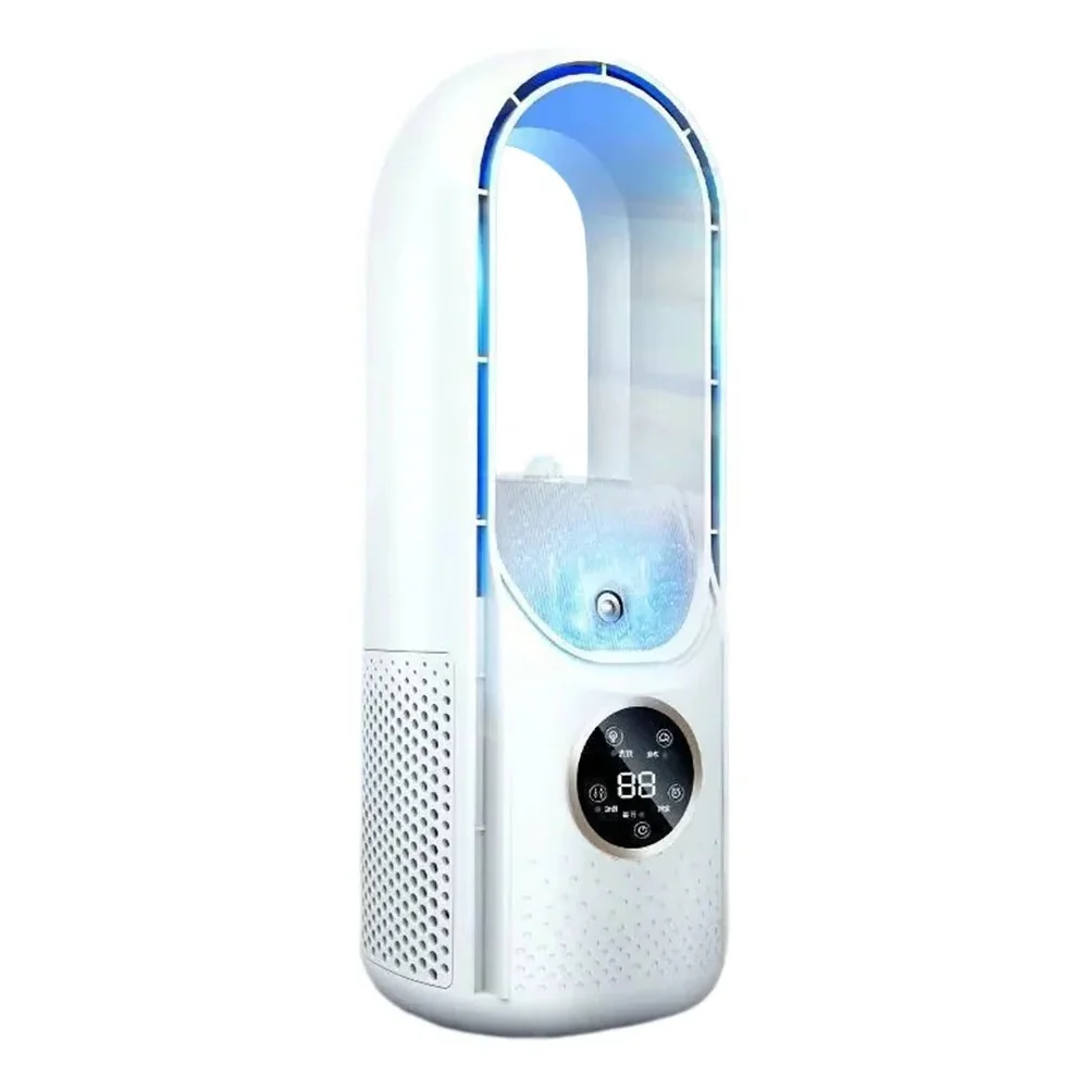 Mini USB Bladeless Fan for Desk and Bedside Air Circulation - Image 2