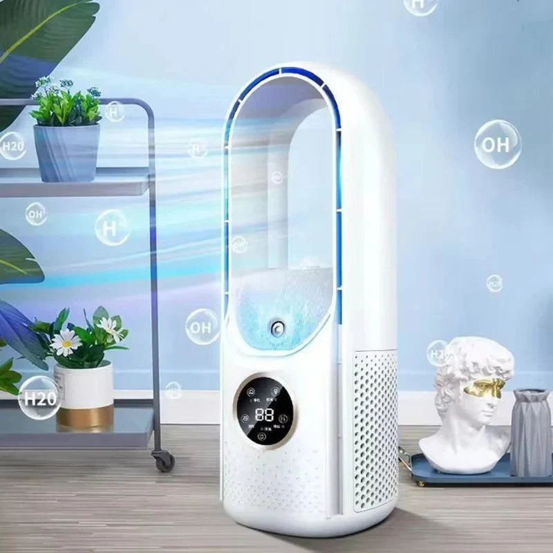 Mini USB Bladeless Fan for Desk and Bedside Air Circulation - Image 4