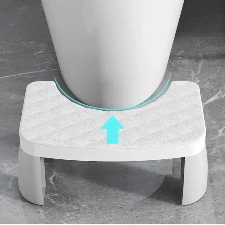Bathroom Squat Stool with Curved Design - Image 7