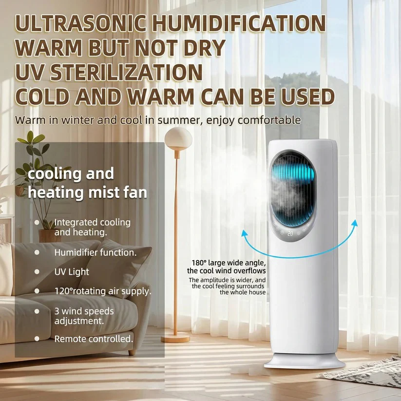 Portable Air Cooler Fan with Humidifier and Remote Control - Image 10