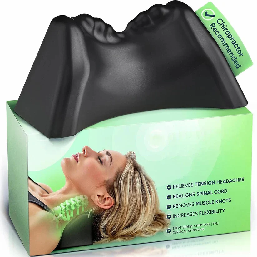 Contoured Memory Foam Cervical Neck Pillow with Removable Washable Cover - Image 5