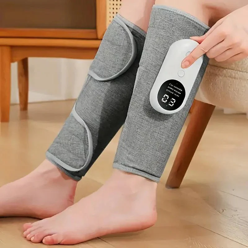 Cordless Air Compression Leg Massager with Heat and Remote - Image 10