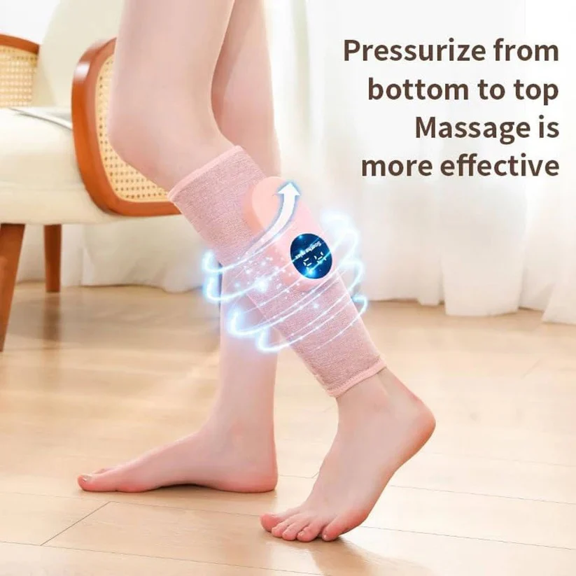 Cordless Air Compression Leg Massager with Heat and Remote - Image 6