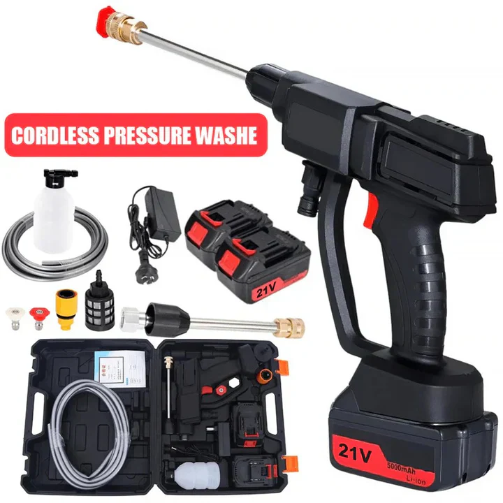 Cordless High Pressure Washer with 2 Batteries - Image 4