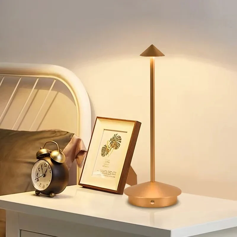 Cordless LED Desk Lamp Touch Control Dimmable 3 Light Settings - Image 5