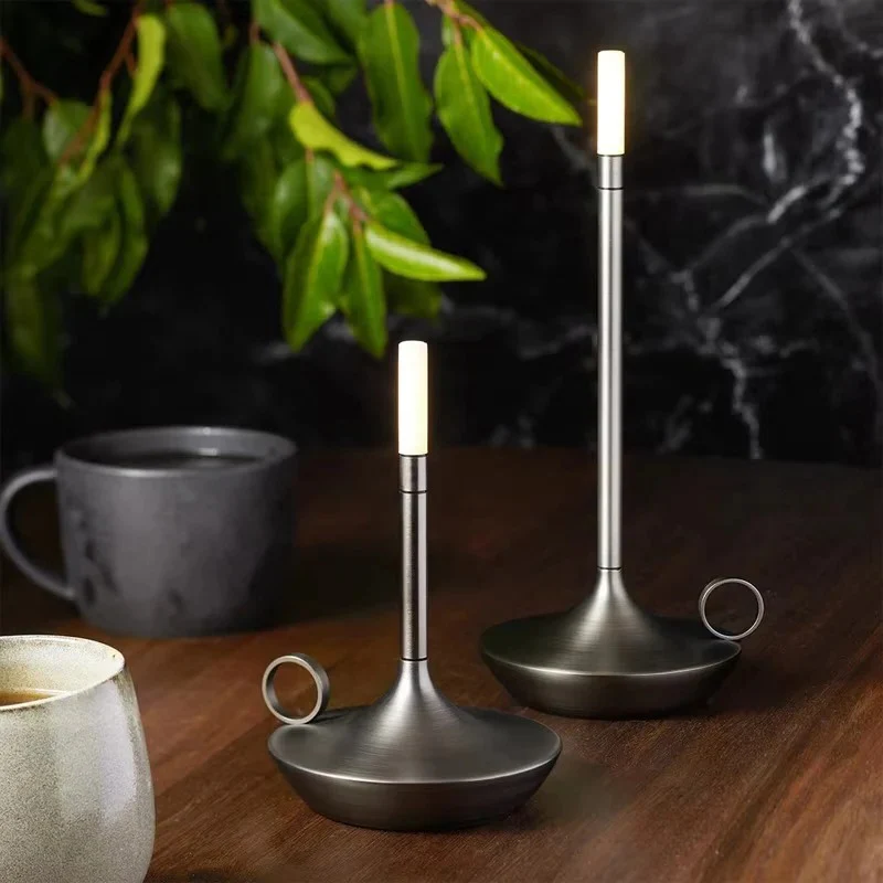 Cordless Rechargeable LED Candle Style Table Lamp - Image 12